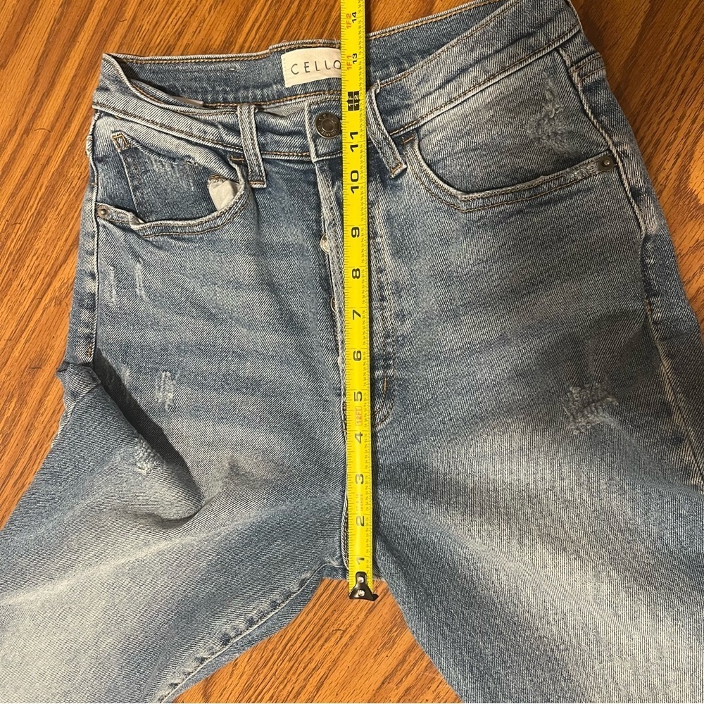 Cello Women’s High Rise Straight Leg Jeans Size 5 - Picture 4 of 10